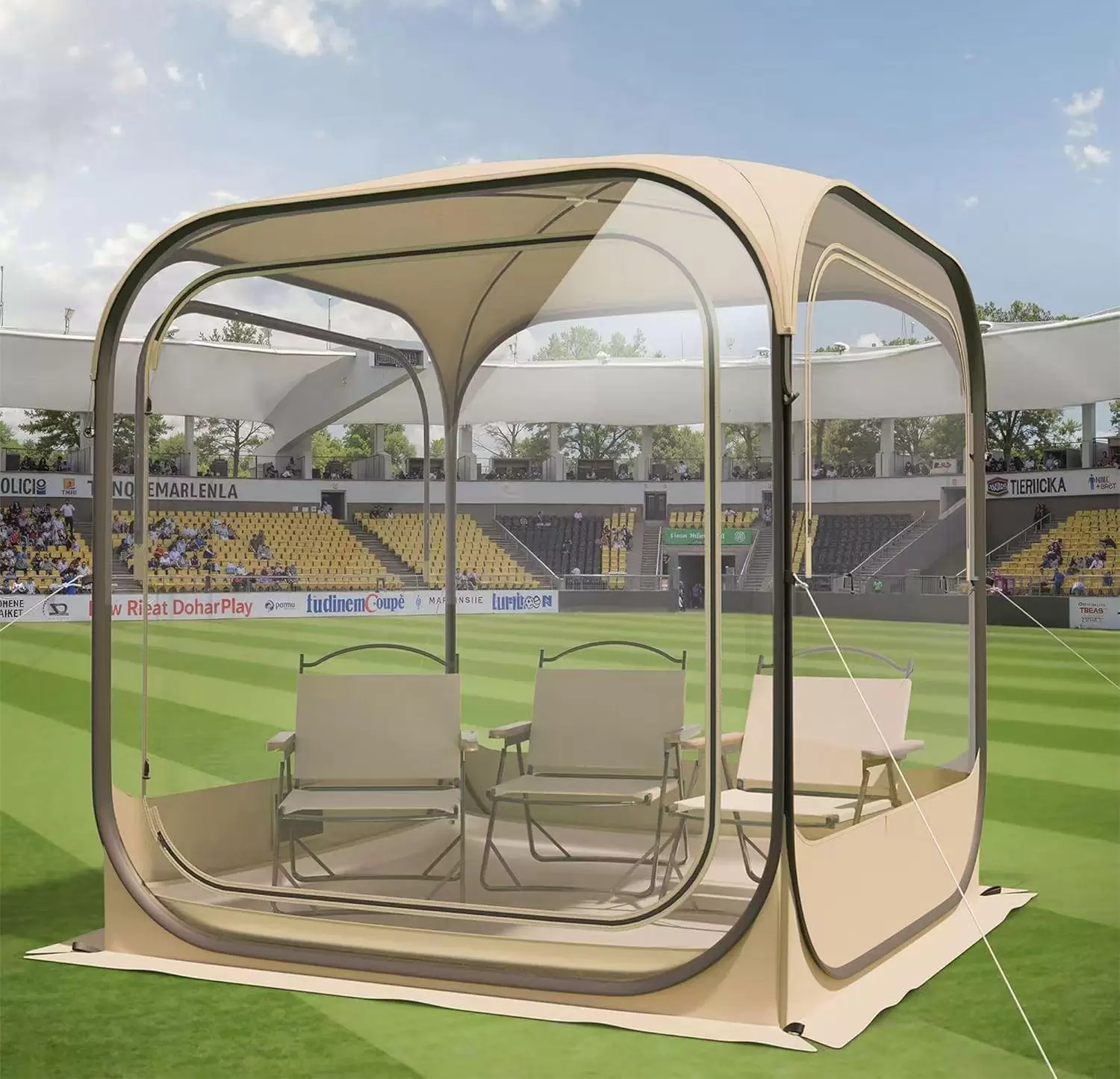 Tente à bulles ClearView : installation instantanée pour des activités de plein air en toute saison