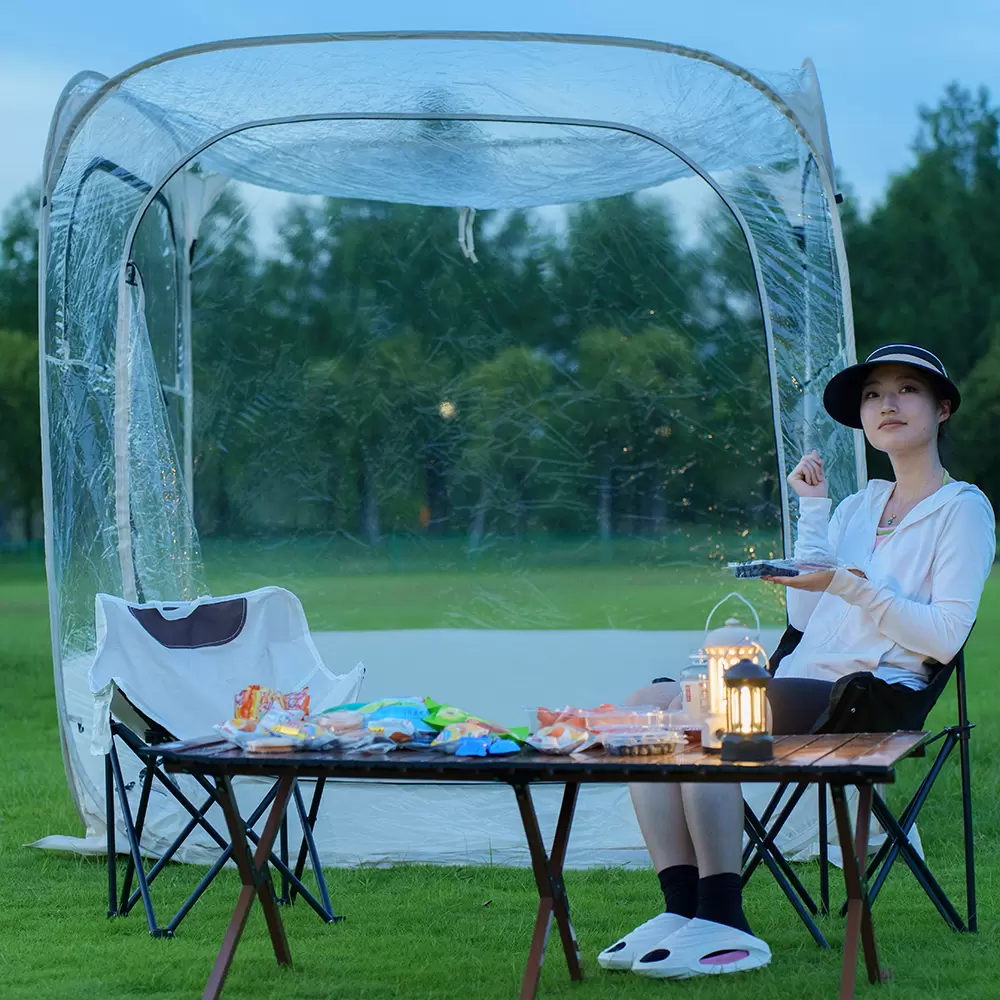 Tente à bulles ClearView : installation instantanée pour des activités de plein air en toute saison