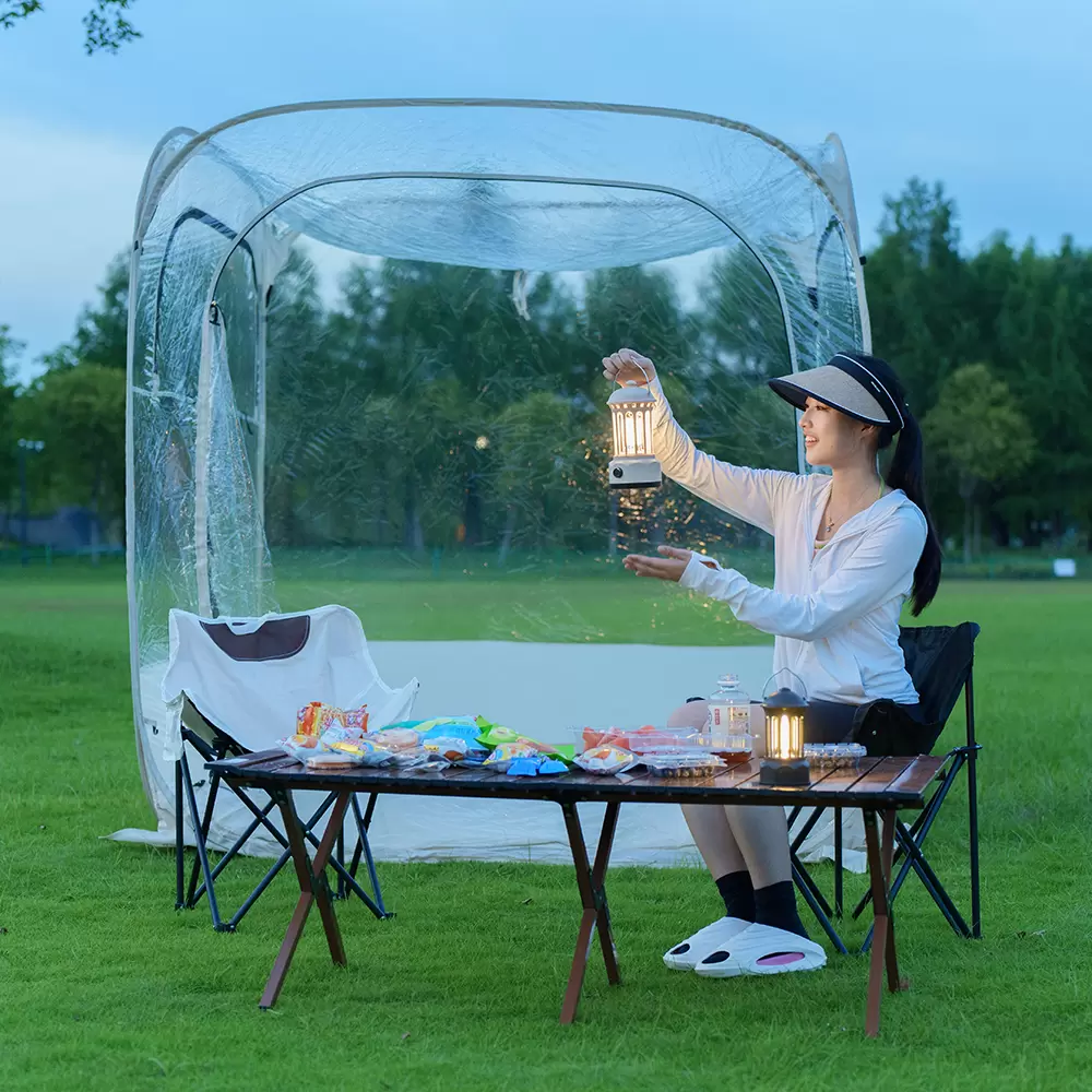 Tente à bulles ClearView : installation instantanée pour des activités de plein air en toute saison